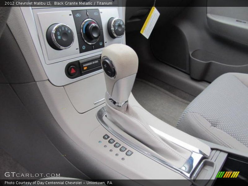Black Granite Metallic / Titanium 2012 Chevrolet Malibu LS