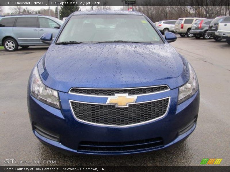 Blue Topaz Metallic / Jet Black 2012 Chevrolet Cruze LT