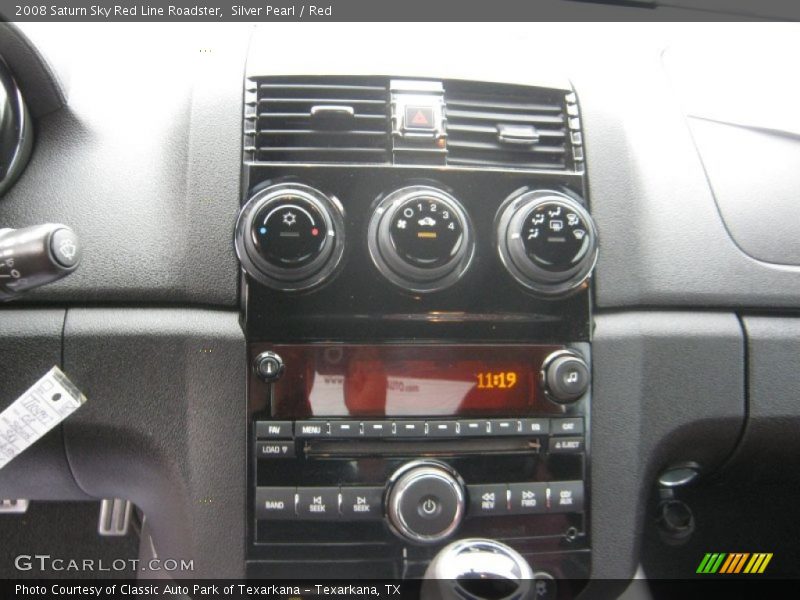 Silver Pearl / Red 2008 Saturn Sky Red Line Roadster