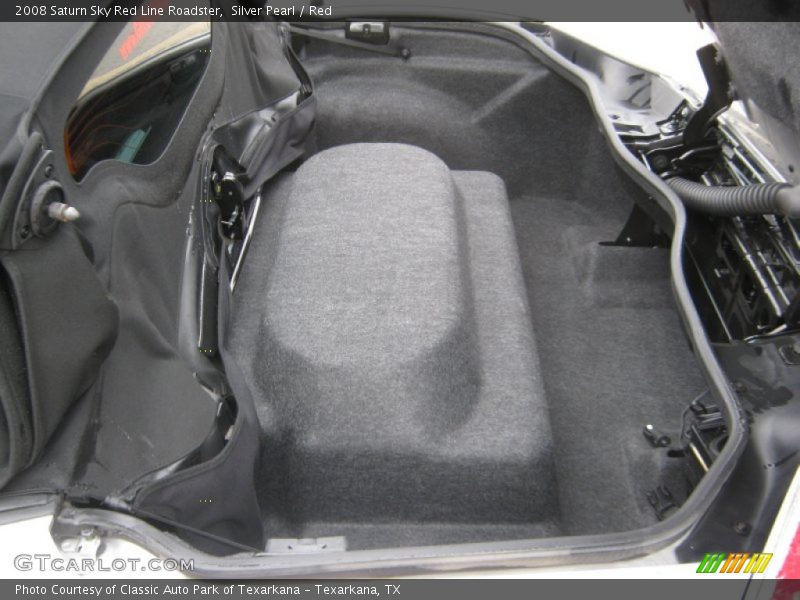 Silver Pearl / Red 2008 Saturn Sky Red Line Roadster