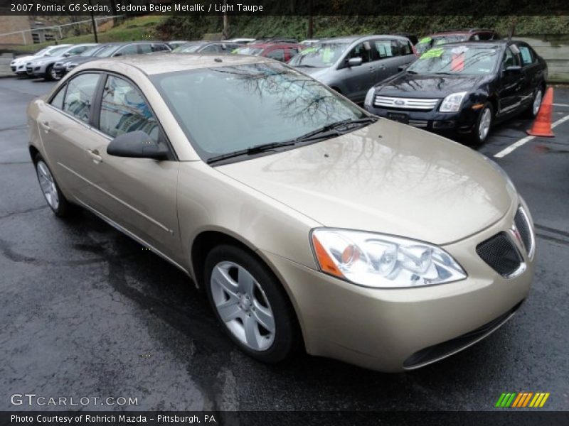 Sedona Beige Metallic / Light Taupe 2007 Pontiac G6 Sedan