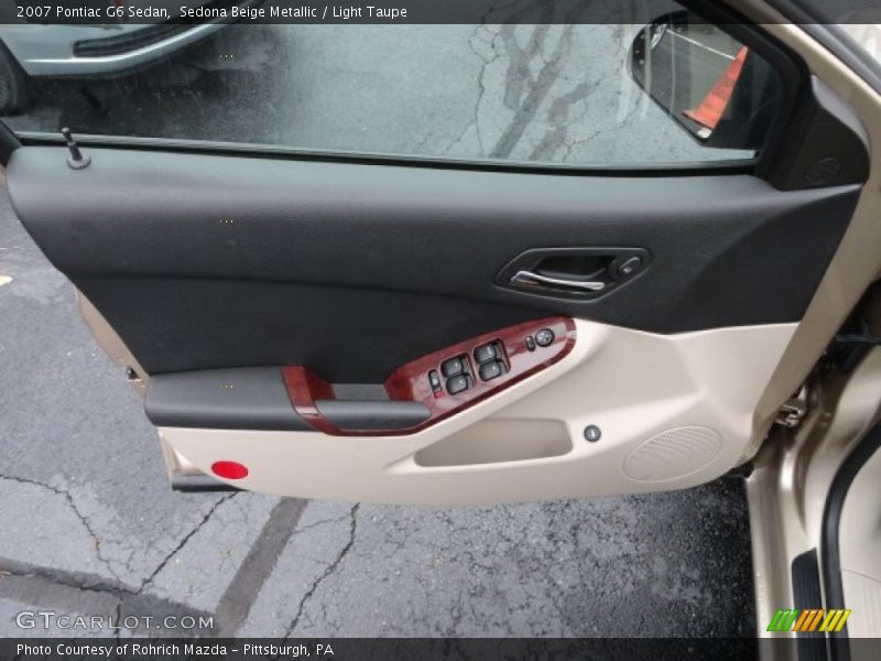 Sedona Beige Metallic / Light Taupe 2007 Pontiac G6 Sedan