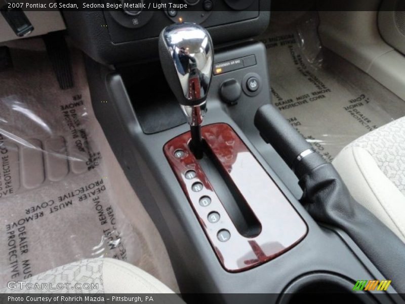 Sedona Beige Metallic / Light Taupe 2007 Pontiac G6 Sedan