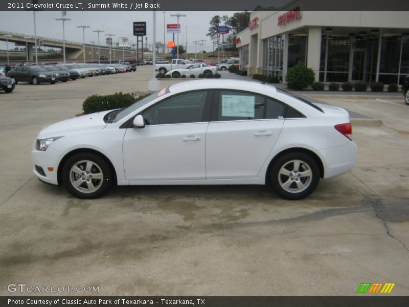 Summit White / Jet Black 2011 Chevrolet Cruze LT
