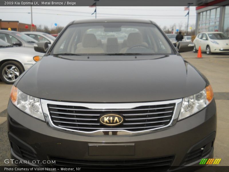 Metal Bronze / Beige 2009 Kia Optima LX
