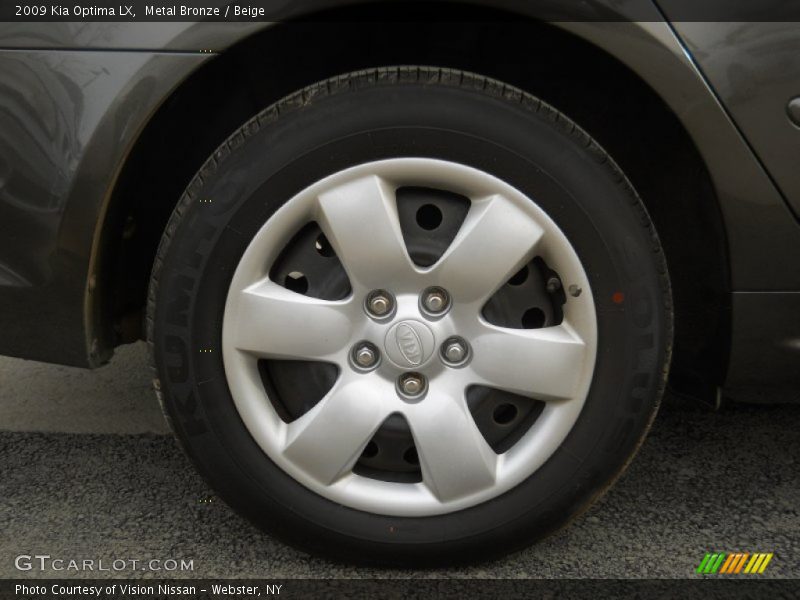 Metal Bronze / Beige 2009 Kia Optima LX