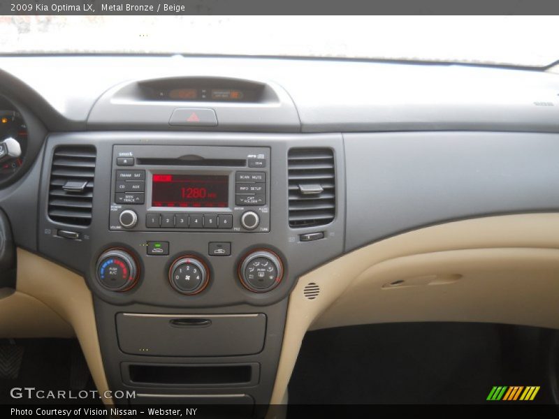 Metal Bronze / Beige 2009 Kia Optima LX
