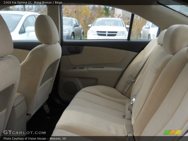 Metal Bronze / Beige 2009 Kia Optima LX