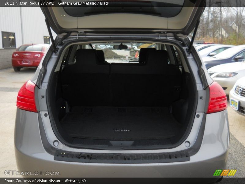 Gotham Gray Metallic / Black 2011 Nissan Rogue SV AWD