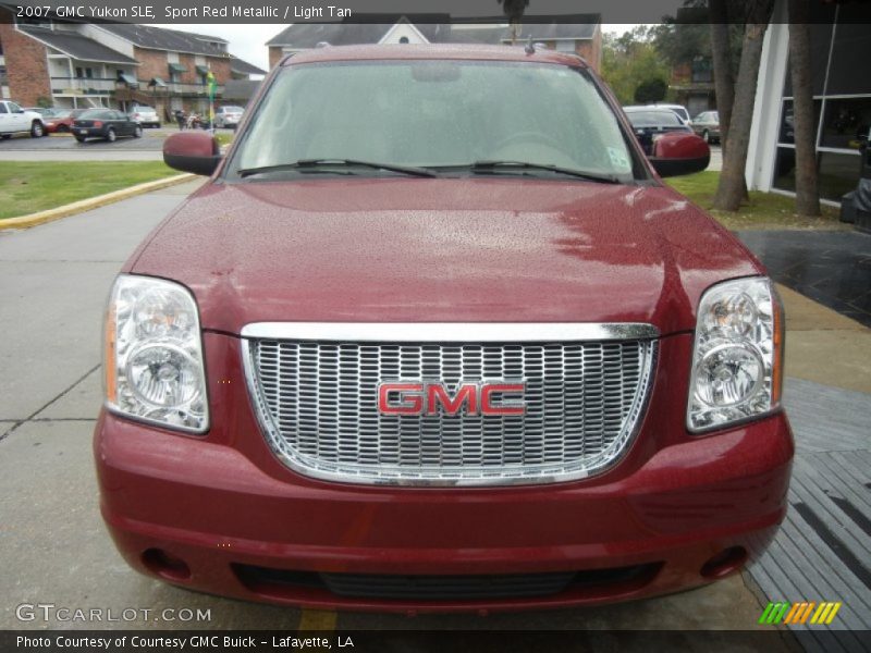 Sport Red Metallic / Light Tan 2007 GMC Yukon SLE