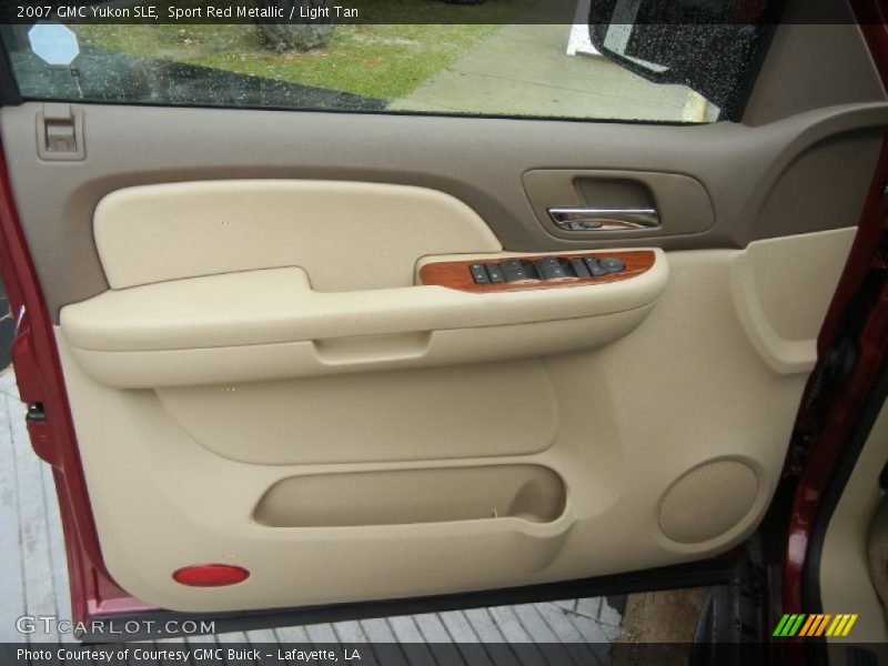 Sport Red Metallic / Light Tan 2007 GMC Yukon SLE
