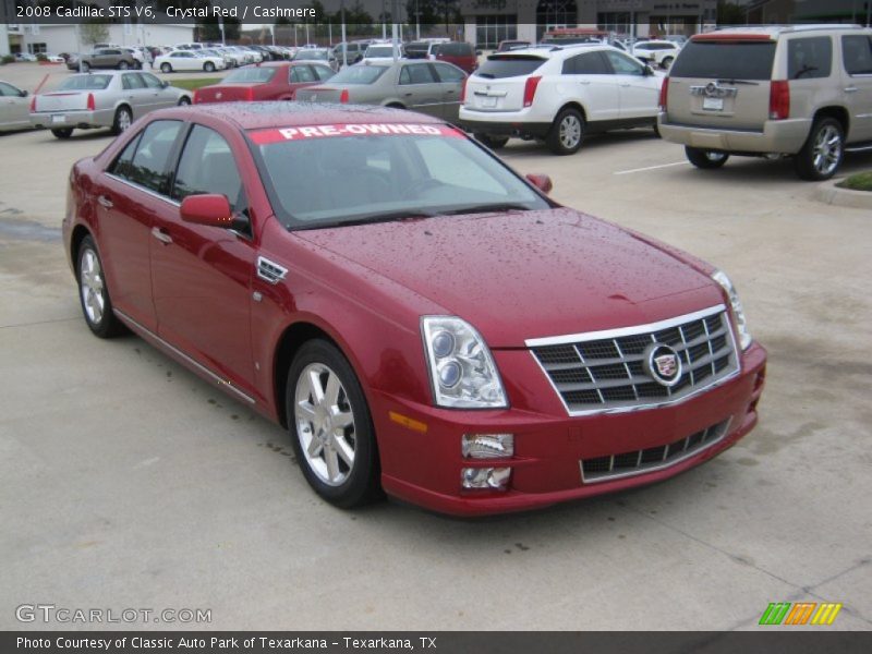 Crystal Red / Cashmere 2008 Cadillac STS V6