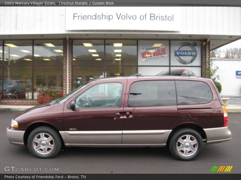 Chestnut Metallic / Golden Mink 2001 Mercury Villager Estate