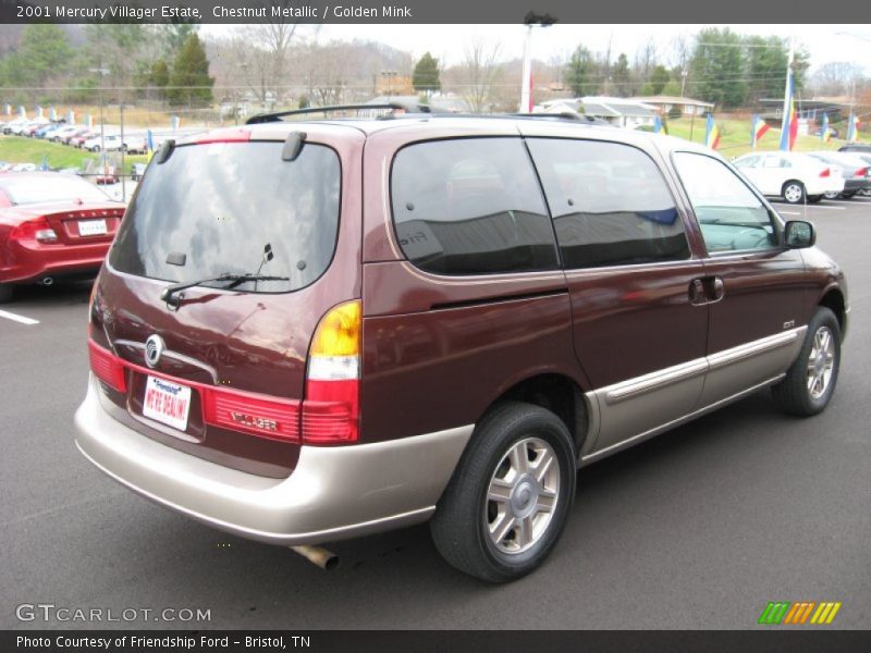 Chestnut Metallic / Golden Mink 2001 Mercury Villager Estate