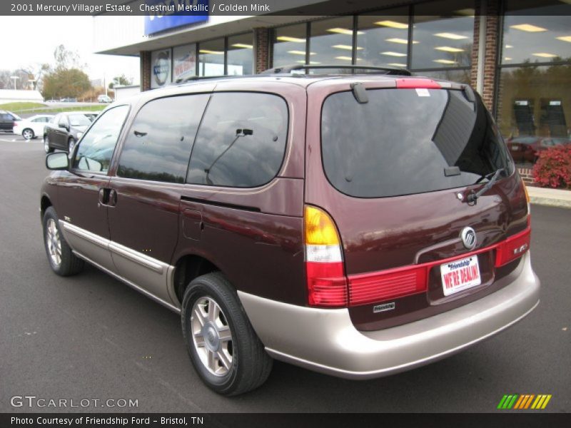 Chestnut Metallic / Golden Mink 2001 Mercury Villager Estate