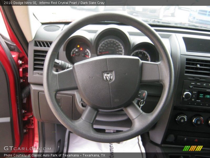 Inferno Red Crystal Pearl / Dark Slate Gray 2010 Dodge Nitro SE