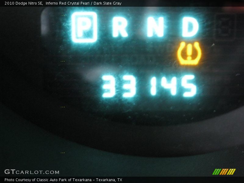 Inferno Red Crystal Pearl / Dark Slate Gray 2010 Dodge Nitro SE