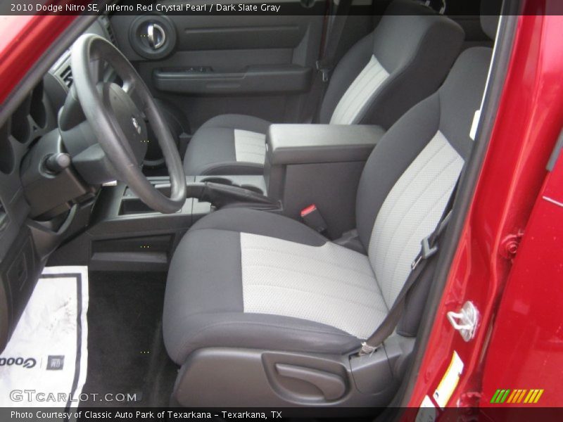 Inferno Red Crystal Pearl / Dark Slate Gray 2010 Dodge Nitro SE