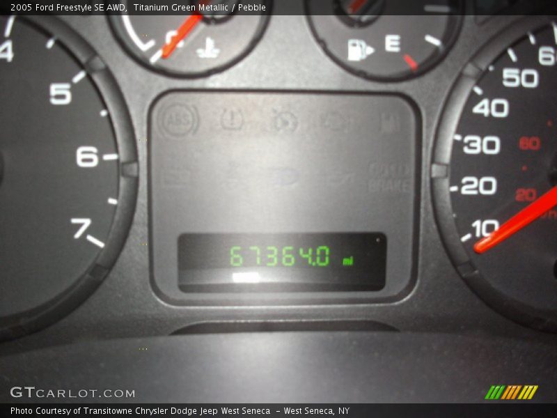 Titanium Green Metallic / Pebble 2005 Ford Freestyle SE AWD