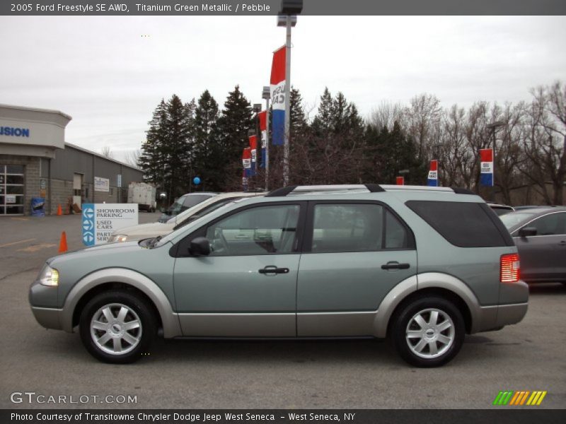 Titanium Green Metallic / Pebble 2005 Ford Freestyle SE AWD