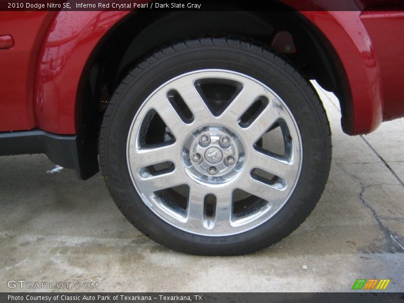 Inferno Red Crystal Pearl / Dark Slate Gray 2010 Dodge Nitro SE
