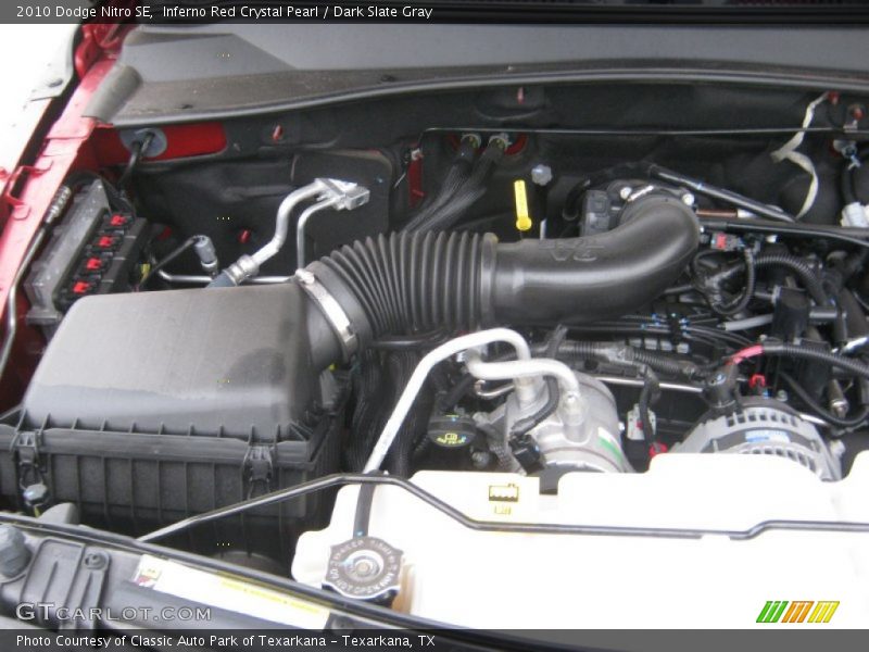 Inferno Red Crystal Pearl / Dark Slate Gray 2010 Dodge Nitro SE