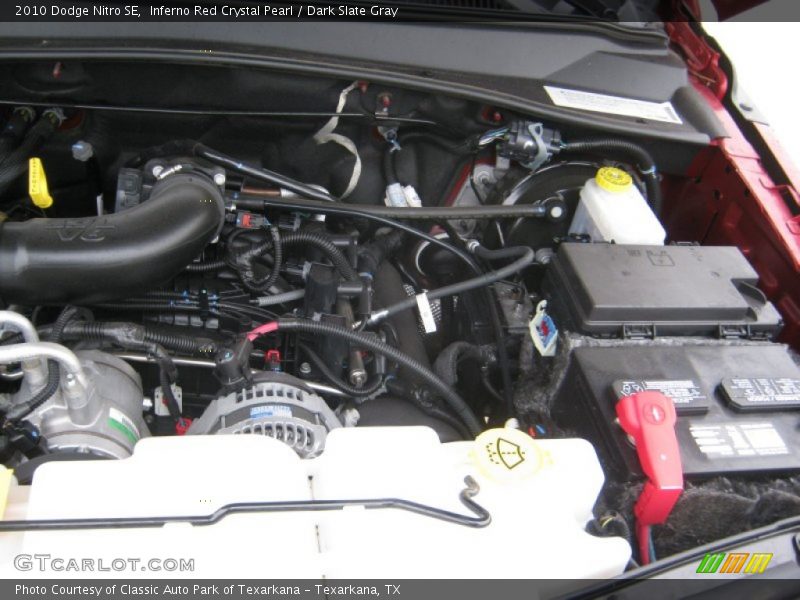 Inferno Red Crystal Pearl / Dark Slate Gray 2010 Dodge Nitro SE