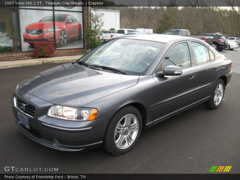 Titanium Gray Metallic / Graphite 2007 Volvo S60 2.5T