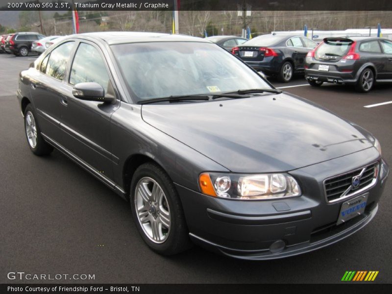 Titanium Gray Metallic / Graphite 2007 Volvo S60 2.5T