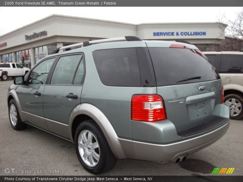 Titanium Green Metallic / Pebble 2005 Ford Freestyle SE AWD