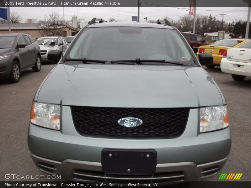 Titanium Green Metallic / Pebble 2005 Ford Freestyle SE AWD