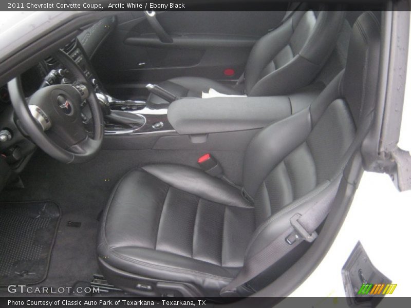  2011 Corvette Coupe Ebony Black Interior