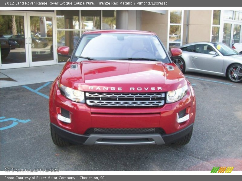Firenze Red Metallic / Almond/Espresso 2012 Land Rover Range Rover Evoque Coupe Pure