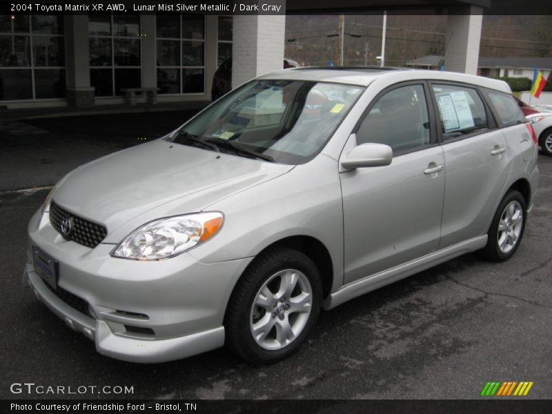 Lunar Mist Silver Metallic / Dark Gray 2004 Toyota Matrix XR AWD