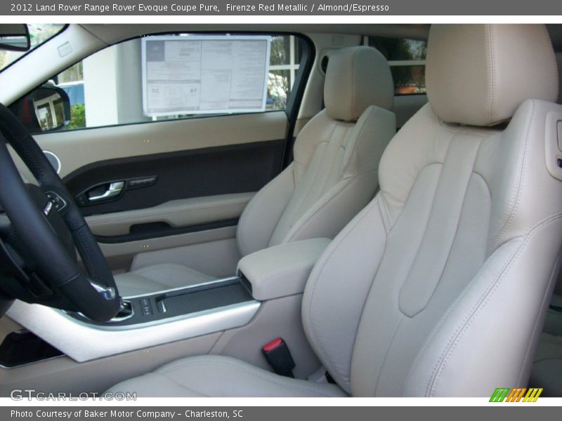 Firenze Red Metallic / Almond/Espresso 2012 Land Rover Range Rover Evoque Coupe Pure