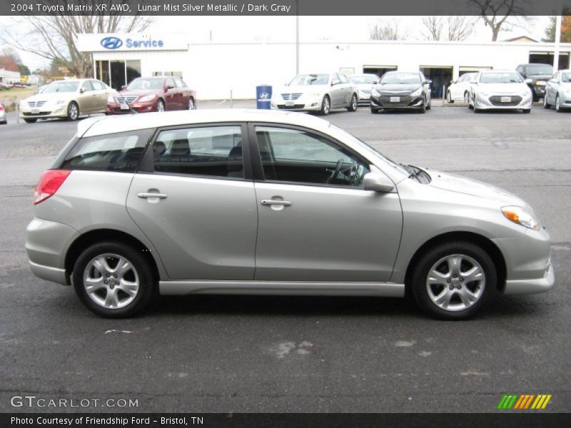 Lunar Mist Silver Metallic / Dark Gray 2004 Toyota Matrix XR AWD