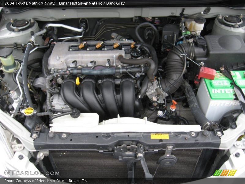 Lunar Mist Silver Metallic / Dark Gray 2004 Toyota Matrix XR AWD