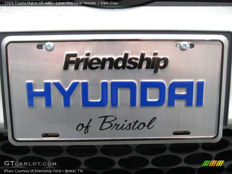 Lunar Mist Silver Metallic / Dark Gray 2004 Toyota Matrix XR AWD