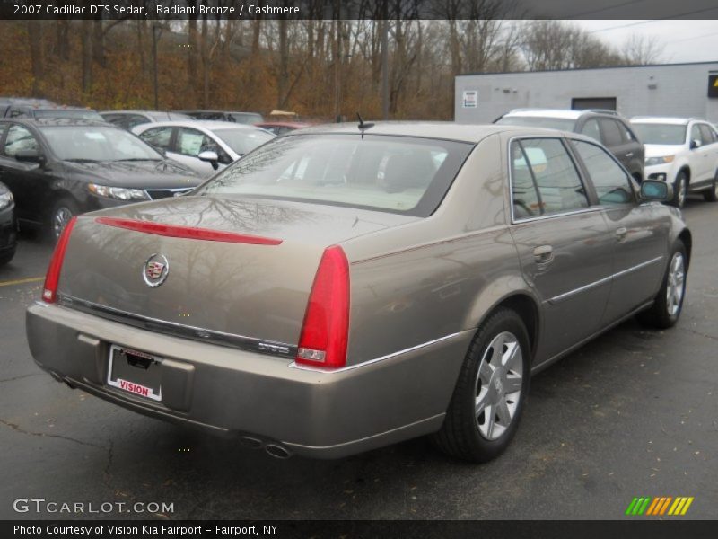 Radiant Bronze / Cashmere 2007 Cadillac DTS Sedan