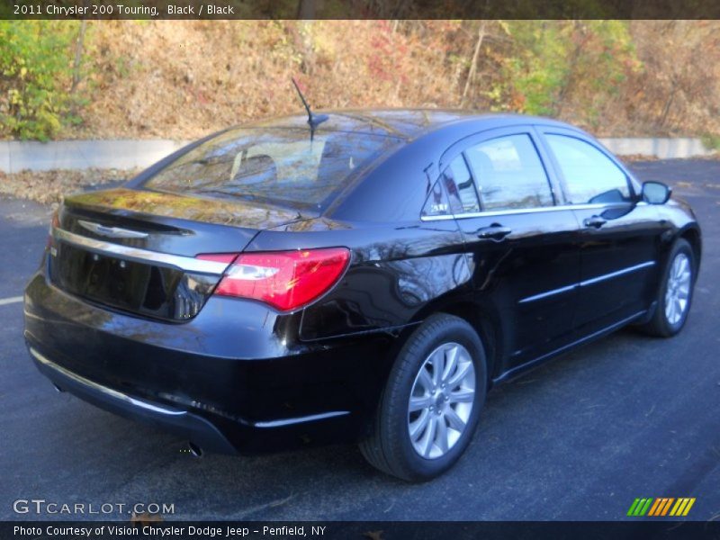 Black / Black 2011 Chrysler 200 Touring