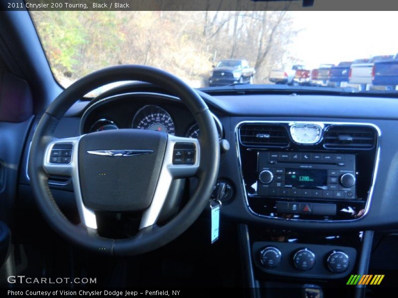 Black / Black 2011 Chrysler 200 Touring