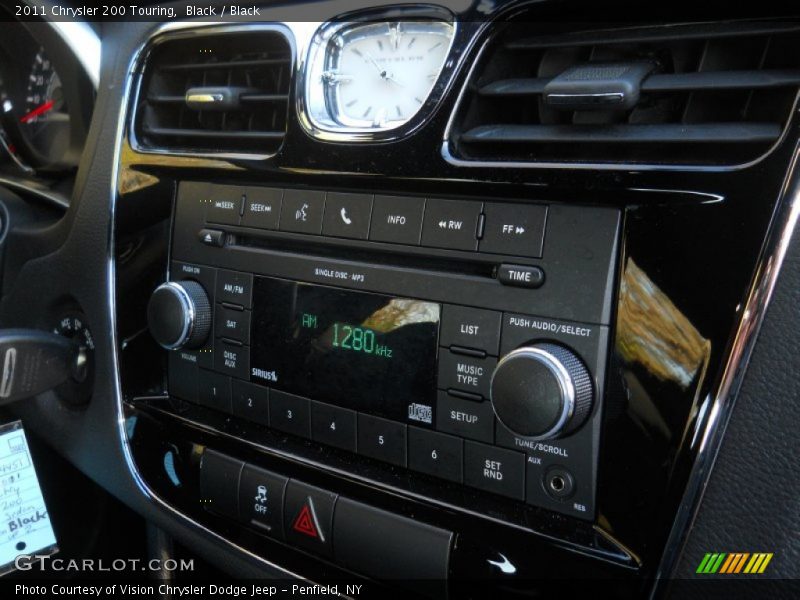 Black / Black 2011 Chrysler 200 Touring