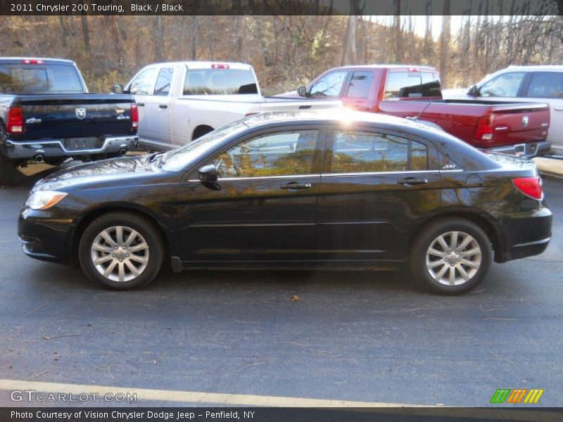 Black / Black 2011 Chrysler 200 Touring