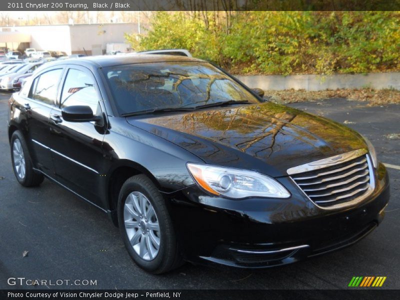 Black / Black 2011 Chrysler 200 Touring