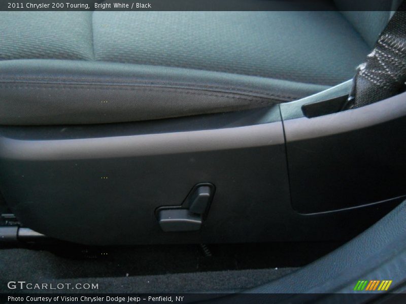 Bright White / Black 2011 Chrysler 200 Touring