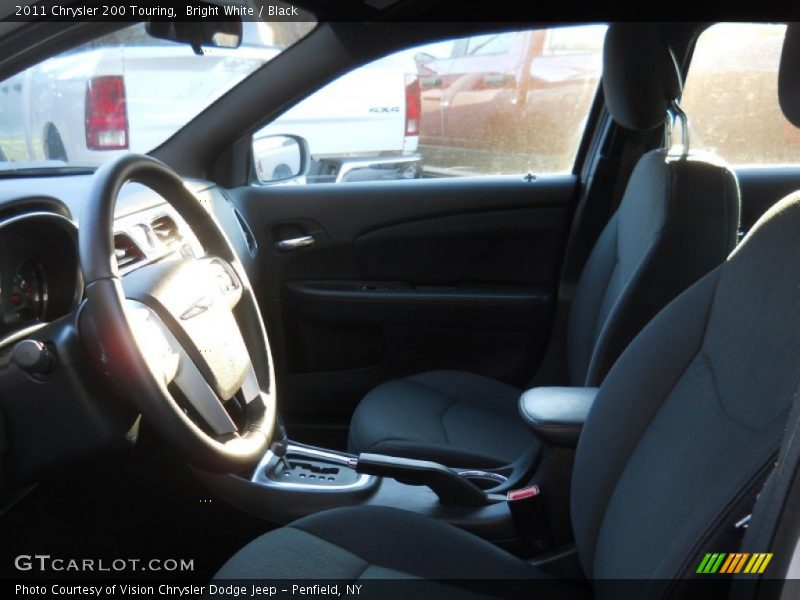 Bright White / Black 2011 Chrysler 200 Touring