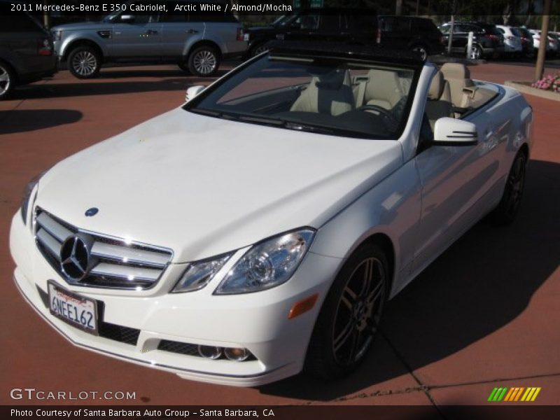 Arctic White / Almond/Mocha 2011 Mercedes-Benz E 350 Cabriolet