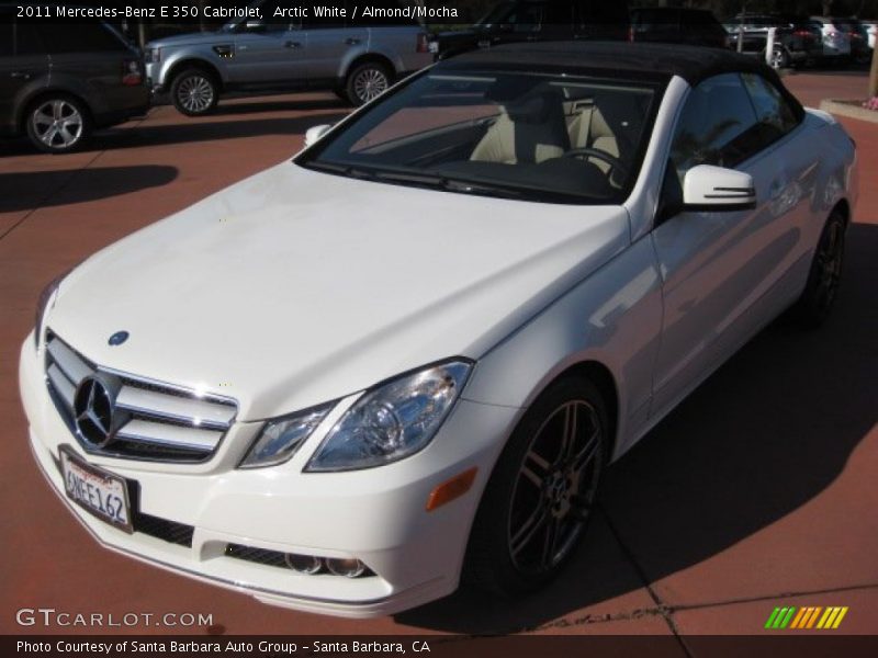 Arctic White / Almond/Mocha 2011 Mercedes-Benz E 350 Cabriolet