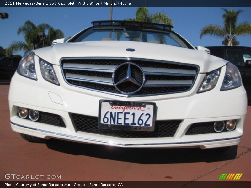 Arctic White / Almond/Mocha 2011 Mercedes-Benz E 350 Cabriolet