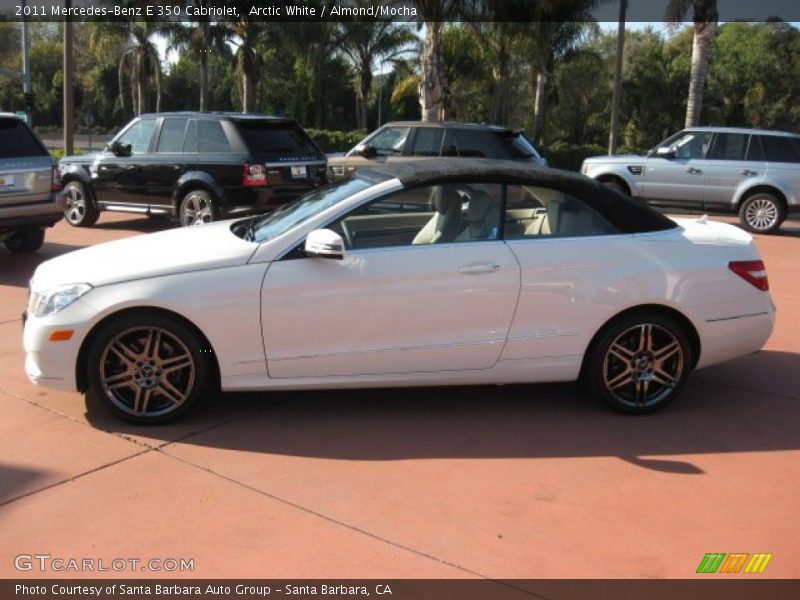 Arctic White / Almond/Mocha 2011 Mercedes-Benz E 350 Cabriolet